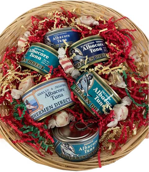 Albacore Tuna Gift Basket from Fishermen Direct